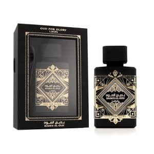 Lattafa Perfumes Bade'e Al Oud, Oud for Glory for Unisex Eau de Parfum Spray 3.4 Ounce